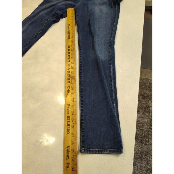 Chico's So Slimming Mid Rise Skinny Jeans Size 1.5 M/10 Stretch Denim 30" Inseam - Picture 6 of 7